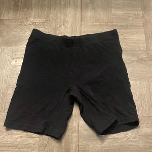 black biker shorts